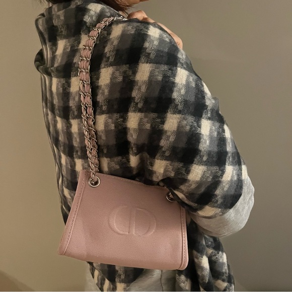 NIB- Repurposed crossbody bag transferred from Authentic Dior Cosmetic Pouch - Picture 3 of 12